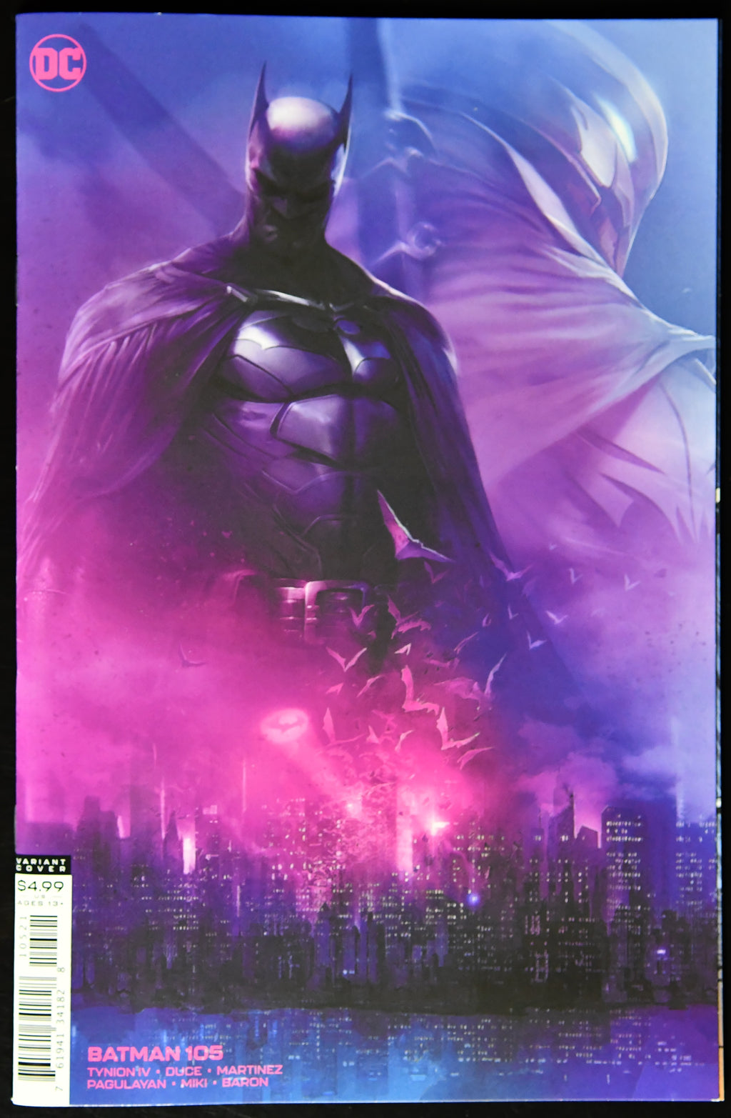 Batman #105 (2020) Francesco Mattina Batman Cardstock Variant