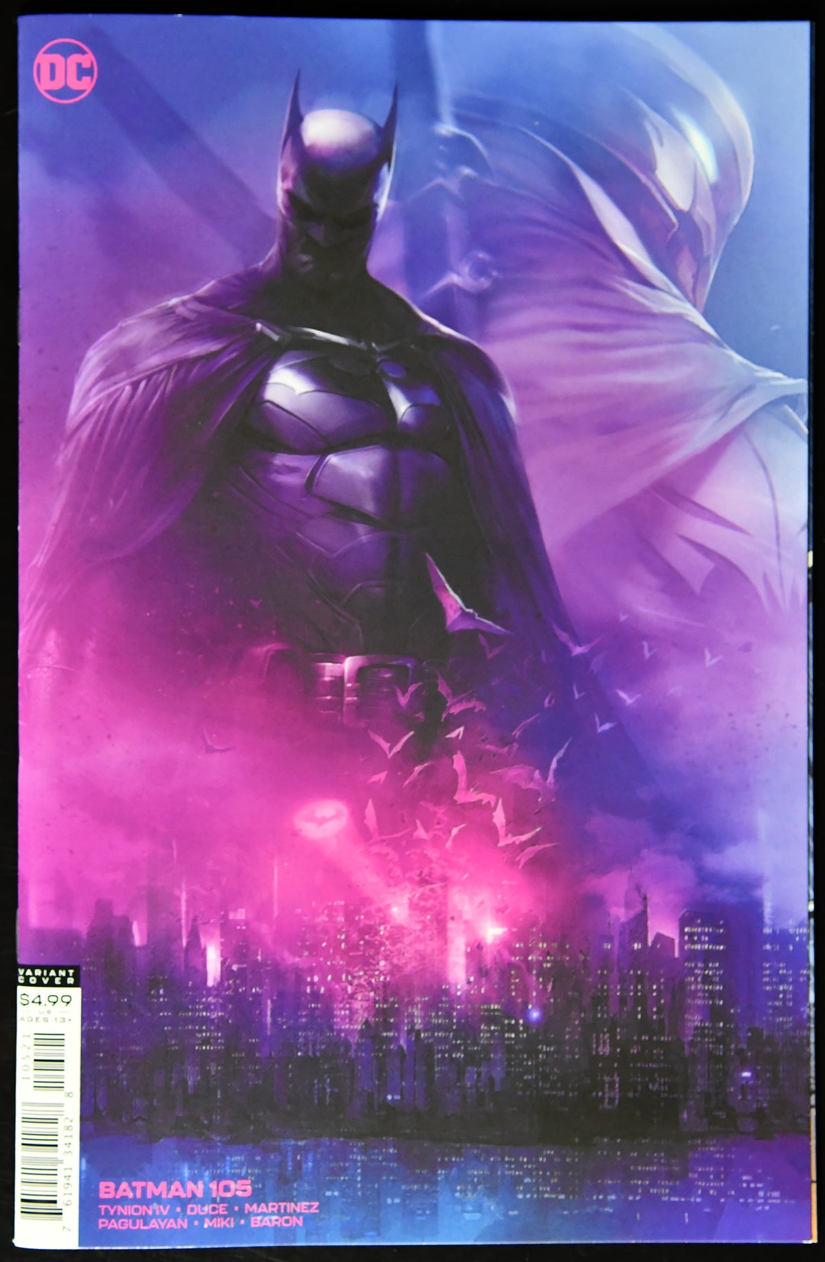 Batman #105 (2020) Francesco Mattina Batman Cardstock Variant