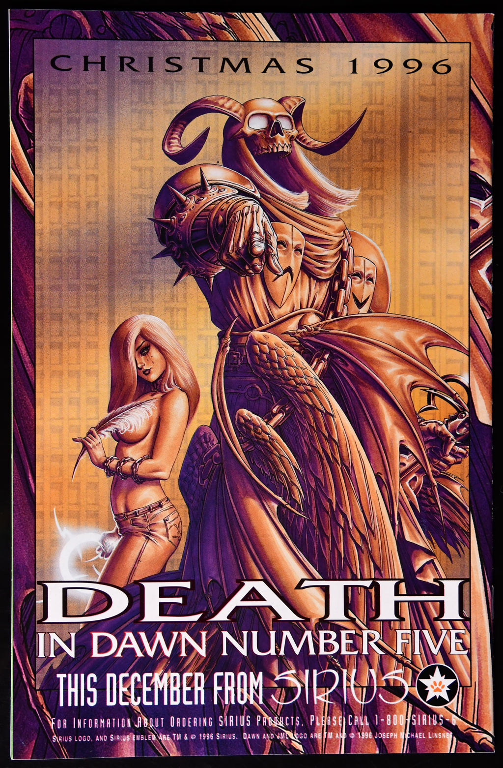 Dawn #4 (1996) Joseph Michael Linsner Sirius Entertainment