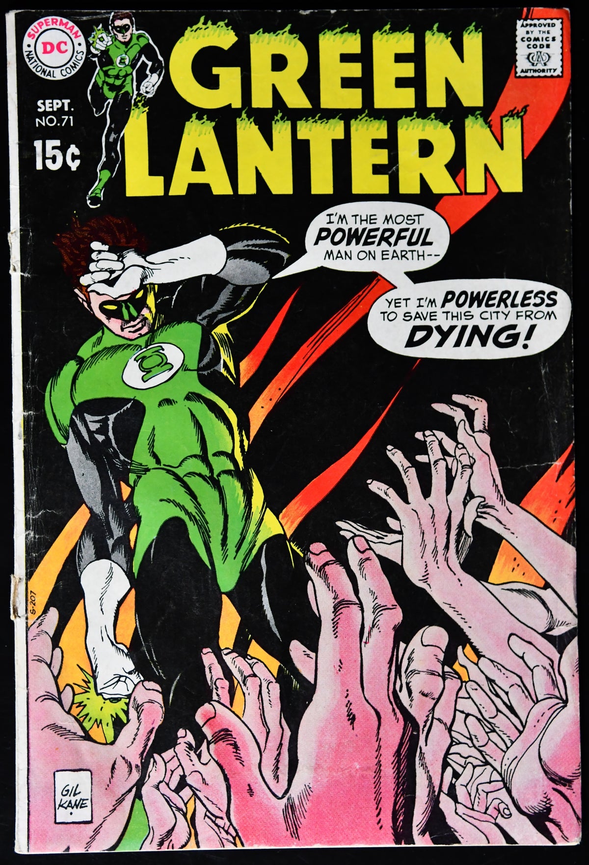 Green Lantern #71 1969 DC Silver Age Gil Kane 1st Olivia Reynolds