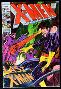 X-Men #59 1969 Neal Adams 1st Karl Lykos Silver Age Marvel