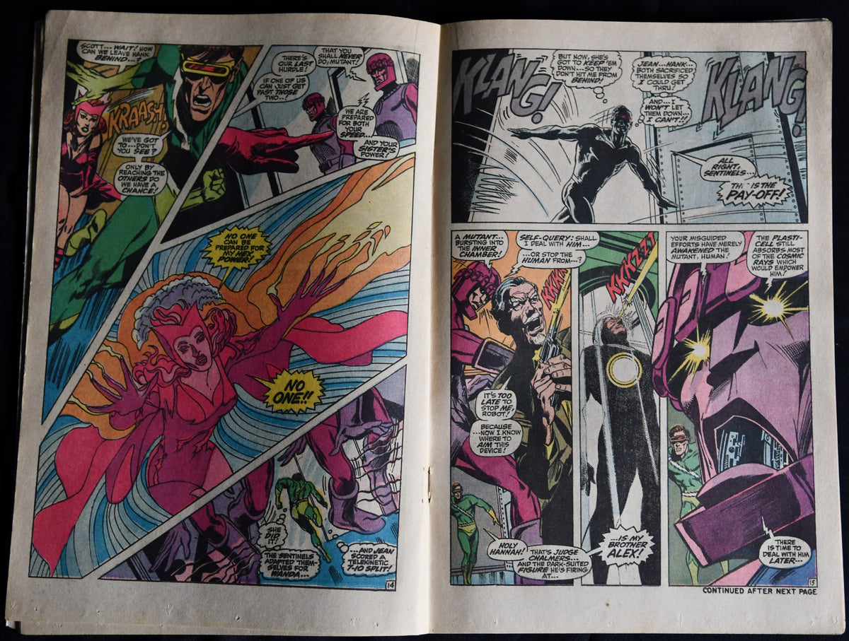 X-Men #59 1969 Neal Adams 1st Karl Lykos Silver Age Marvel