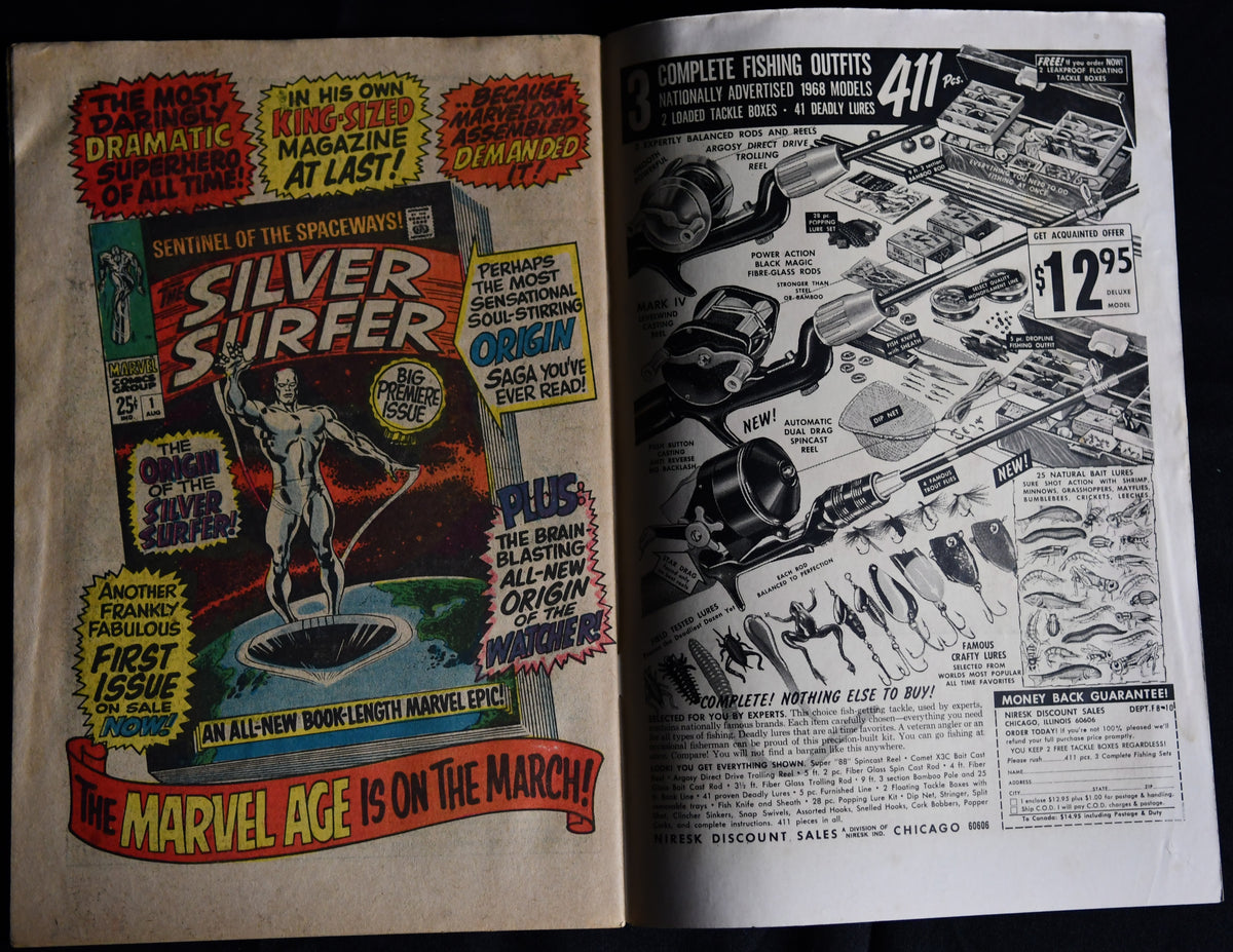 Captain Marvel #4 1968 Marvel Gene Colan Sub-Mariner Namor Silver Age