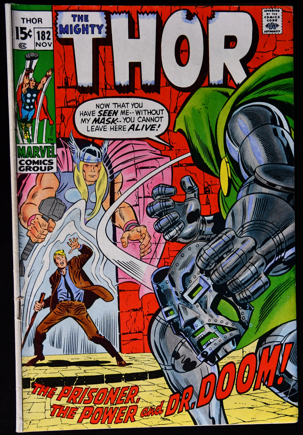 Thor #182 1970 Marvel Doctor Doom John Buscema Stan Lee Bronze Age