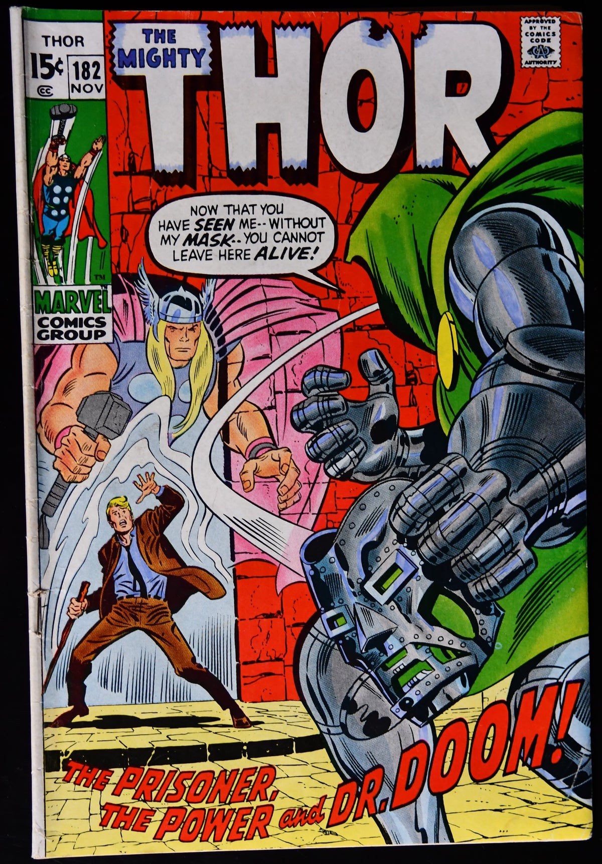 Thor #182 1970 Marvel Doctor Doom John Buscema Stan Lee Bronze Age