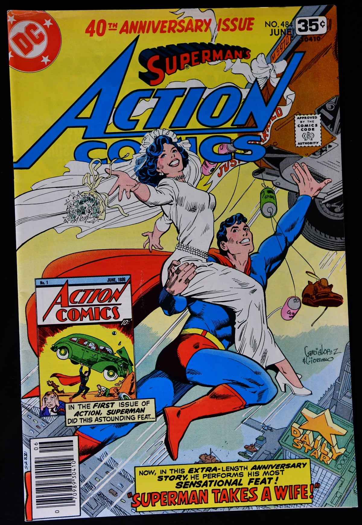 Action Comics #484 (1978) Superman Takes a Wife 40th Anniversary