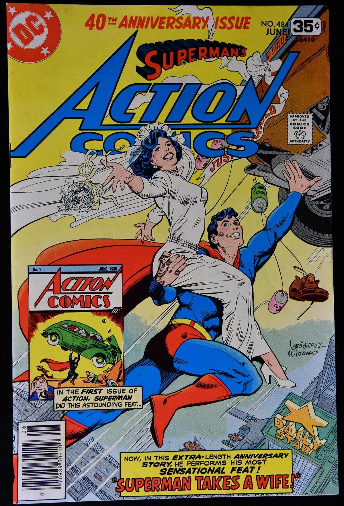 Action Comics #484 (1978) Superman Takes a Wife 40th Anniversary
