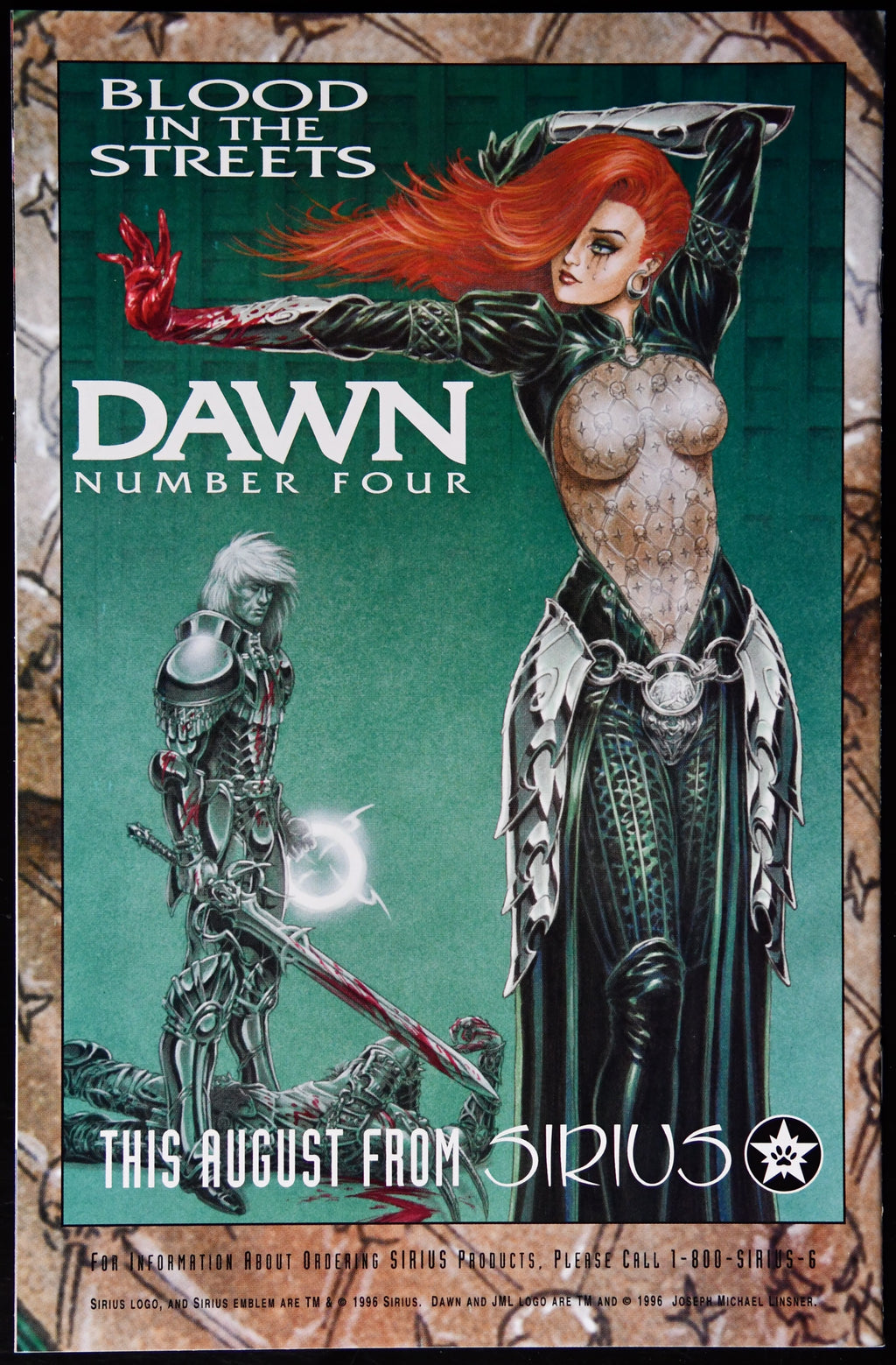Dawn #3 (1995) Joseph Michael Linsner Sirius Entertainment