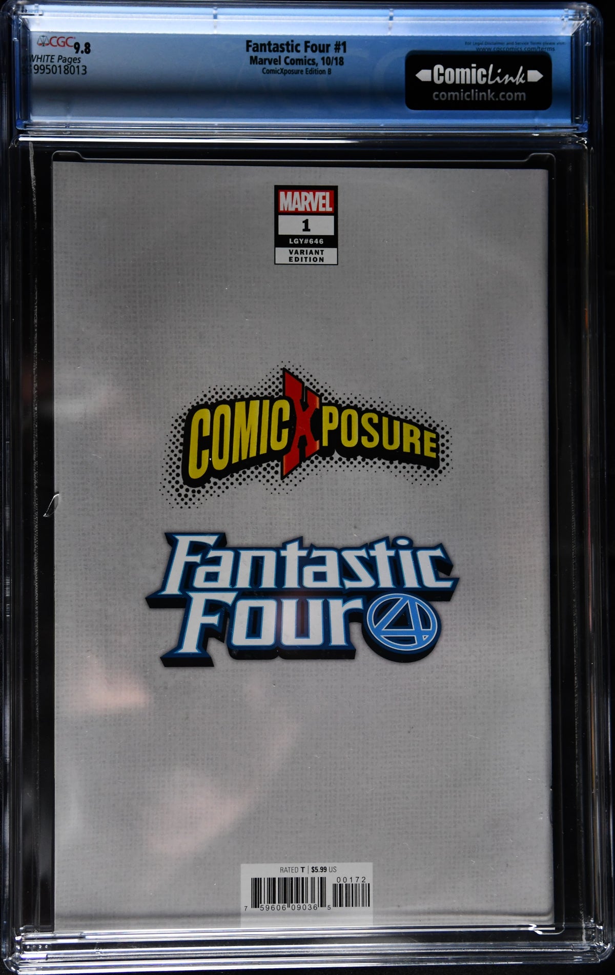 Fantastic Four #1 CGC 9.8 Lucio Parrillo Virgin ComicXposure Variant