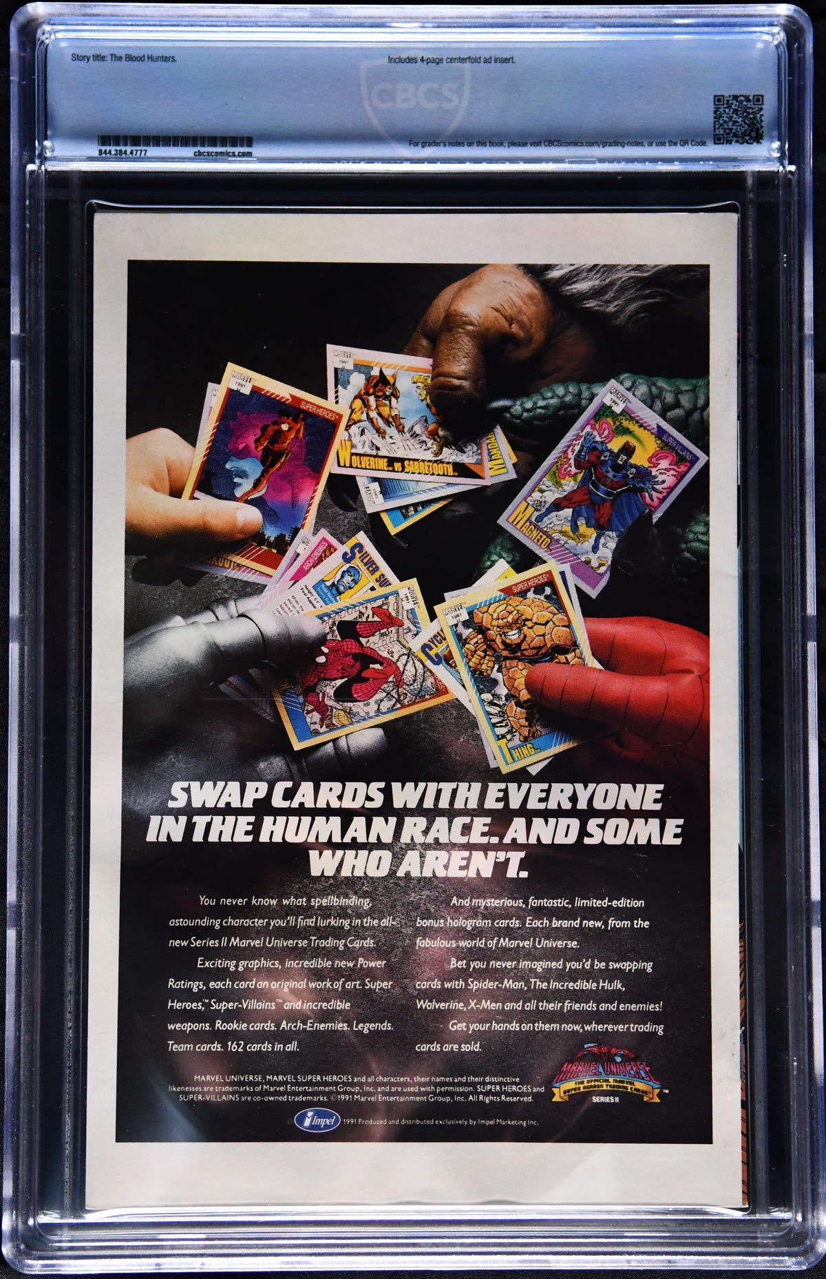 X-Force #2 (1991) CBCS 9.4 2nd Deadpool 1st Weapon X Garrison Kane