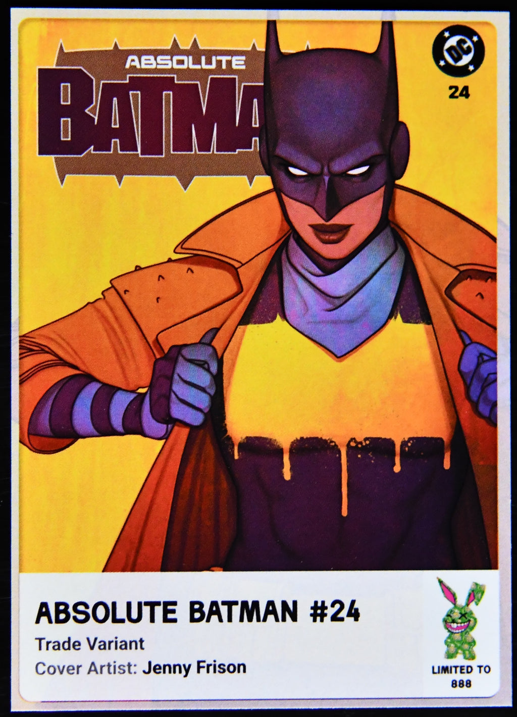 Absolute Batman #24 (2026) Jenny Frison Wanted Comix Trade Variant Ltd 888