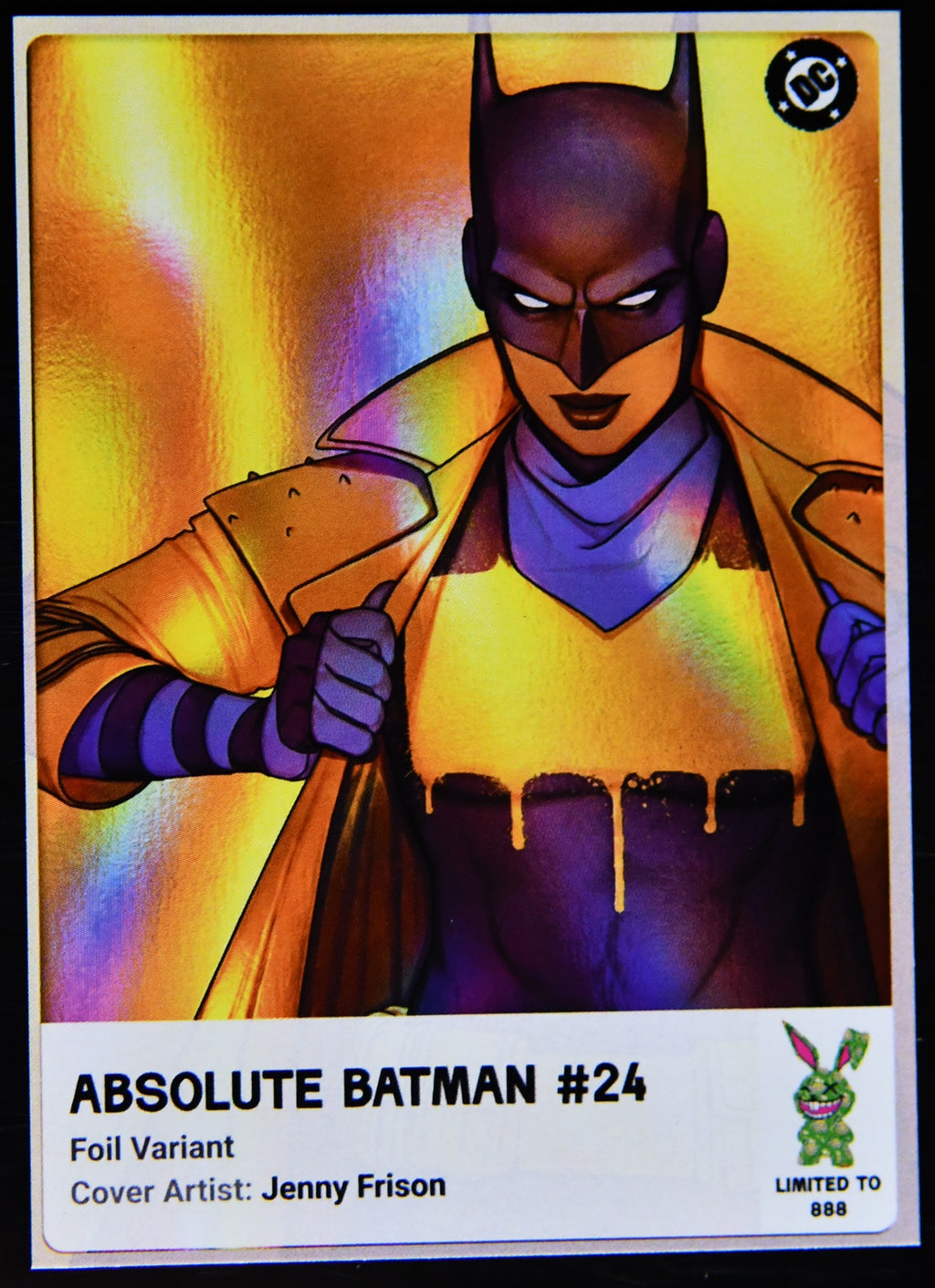 Absolute Batman #24 (2026) Jenny Frison Foil Virgin Variant Ltd 888
