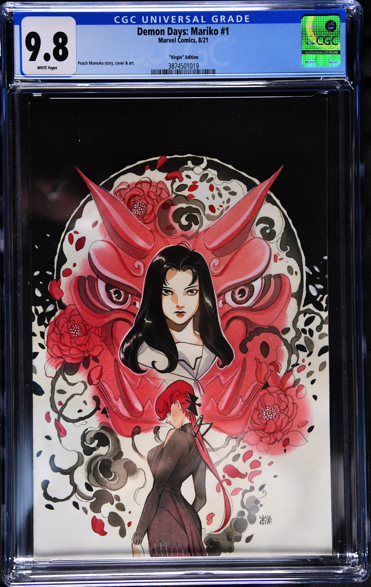 Demon Days: Mariko #1 CGC 9.8 Peach Momoko Virgin Variant Marvel 2021