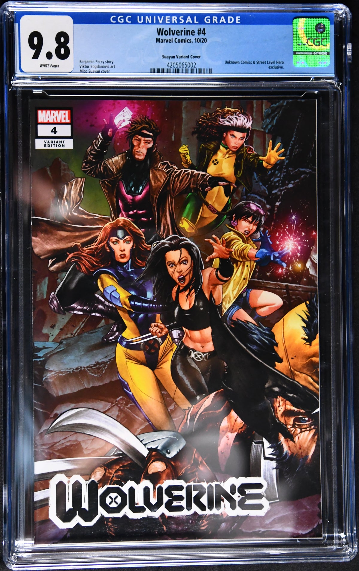 Wolverine #4 & #5 CGC 9.8 Mico Suayan X-Men #25 Homage Connecting Variant Set