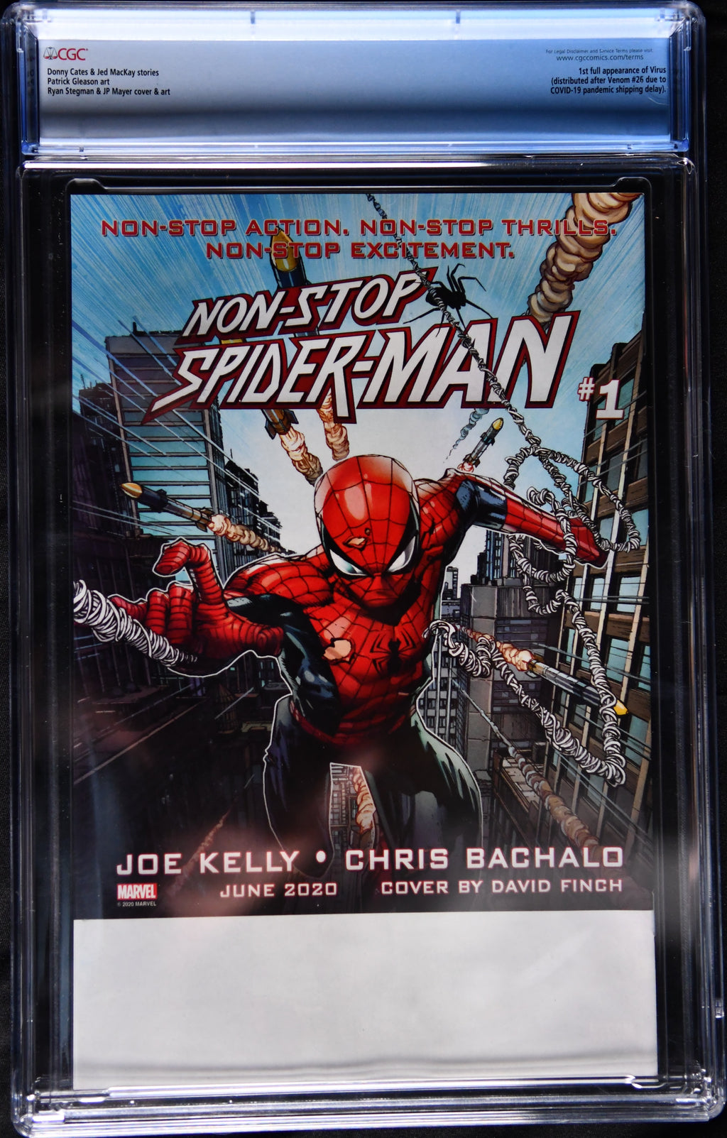 Free Comic Book Day 2020 Spider-Man/Venom #1 CGC 9.8 1st Full Virus Venom Label