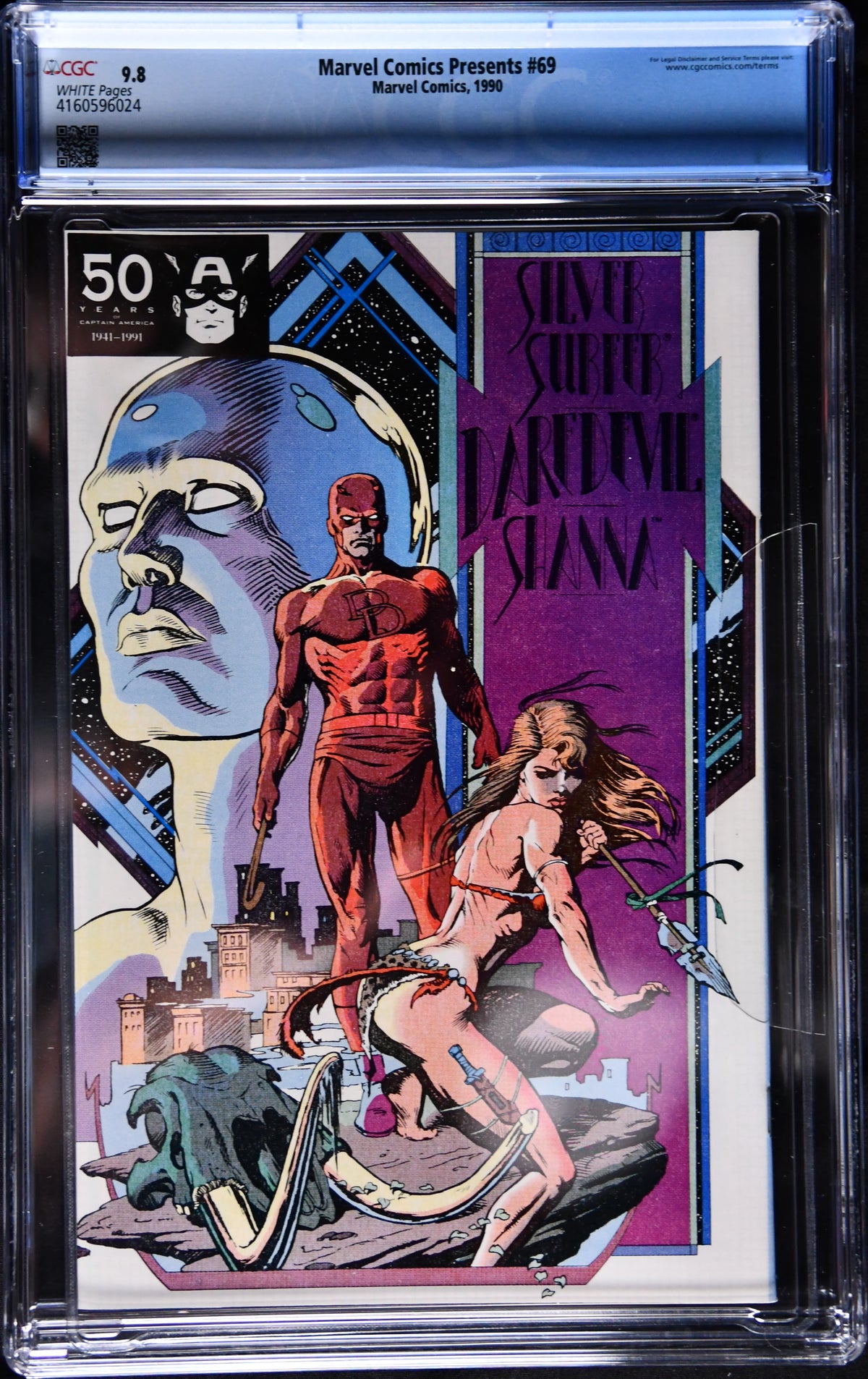 Marvel Comics Presents #69 CGC 9.8 Wolverine Ghost Rider Wraparound Cover 1990