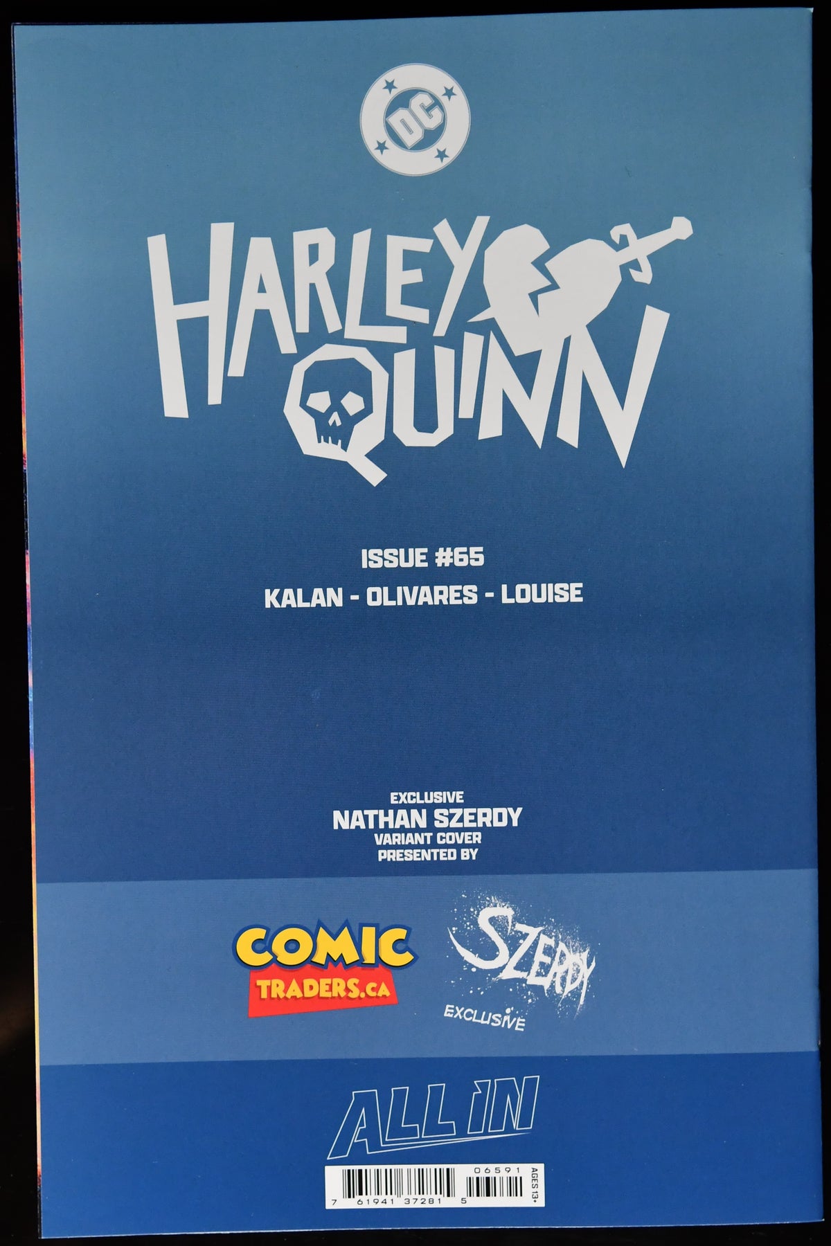 Harley Quinn #65 Nathan Szerdy Exclusive Signed by Nathan Szerdy