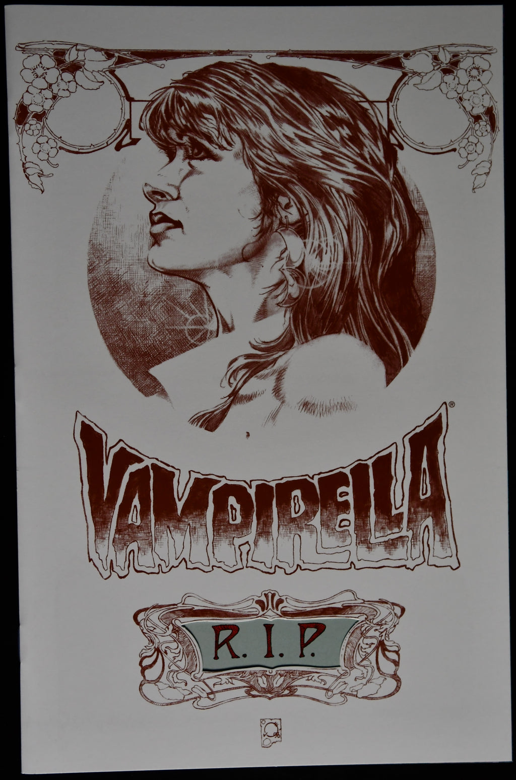 Vampirella Lives #1 R.I.P. Joe Quesada Die-Cut Cover 1996 Harris Comics