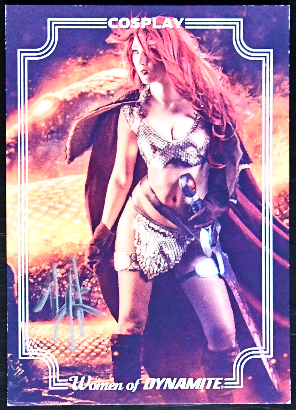 Jenifer Ann Signed Red Sonja Cosplay Women of Dynamite Box Topper 1 of 2