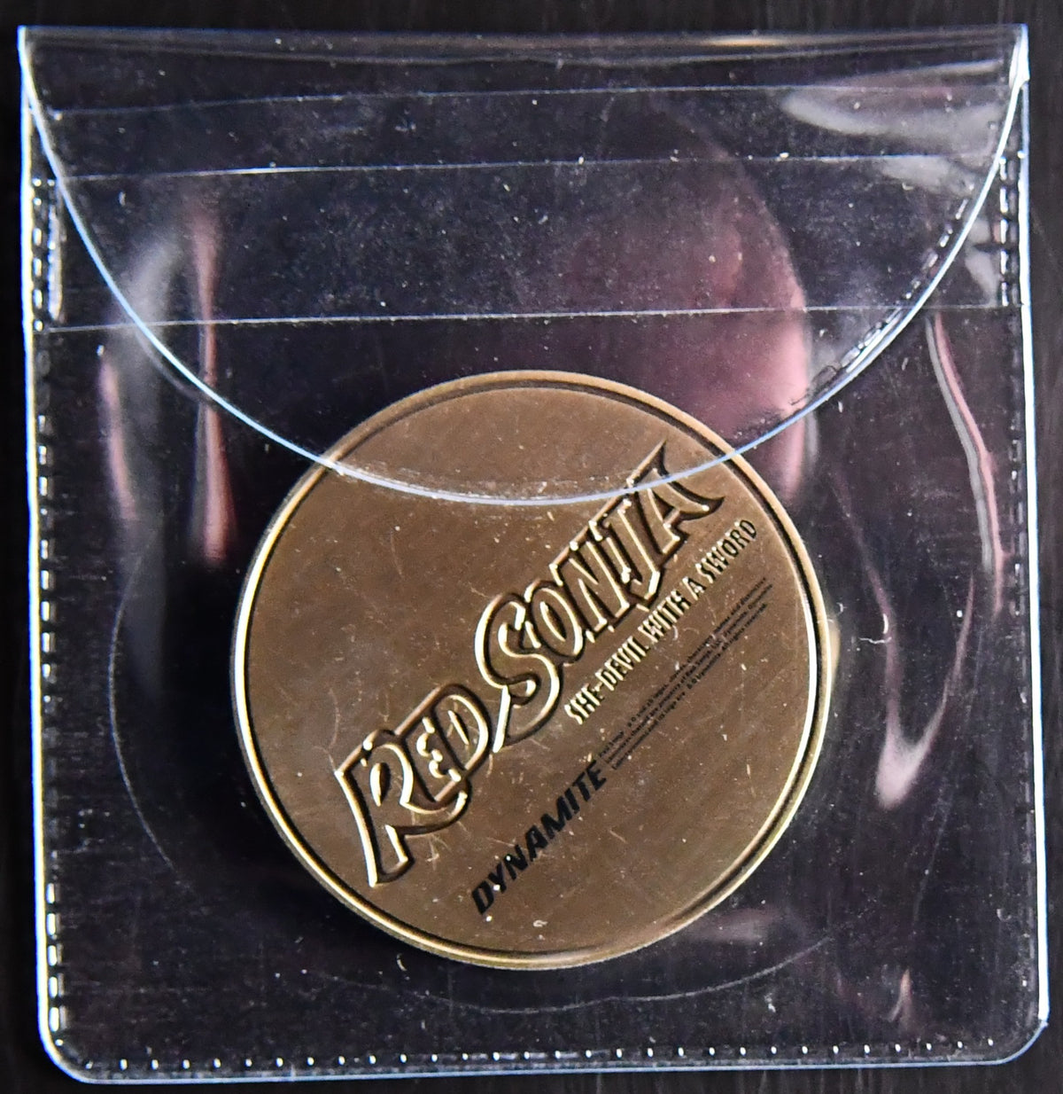 Red Sonja She-Devil With a Sword Dynamite Collectible Coin Medallion