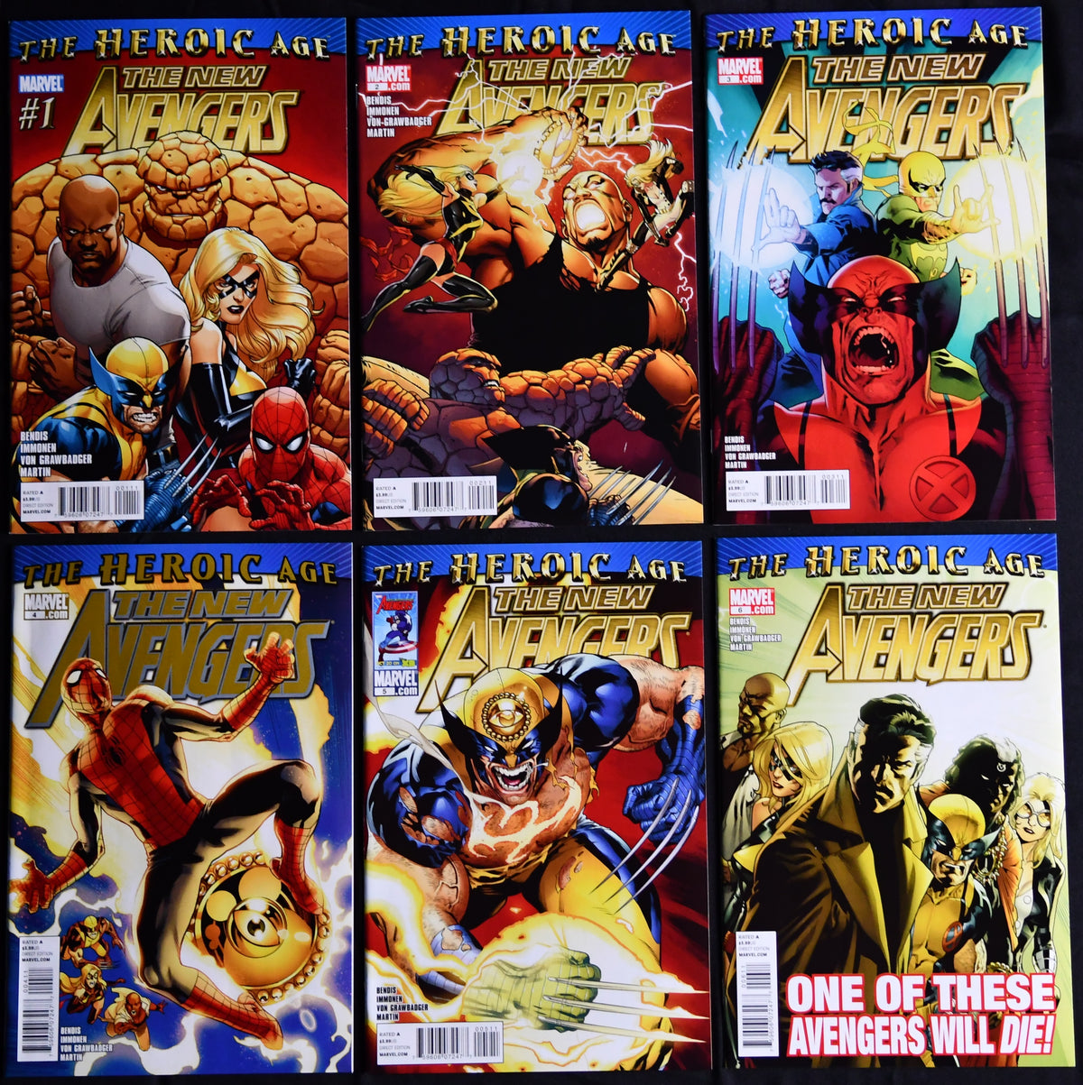 New Avengers Vol. 2 #1-13 Complete Opening Run Marvel 13-Book Comic Lot