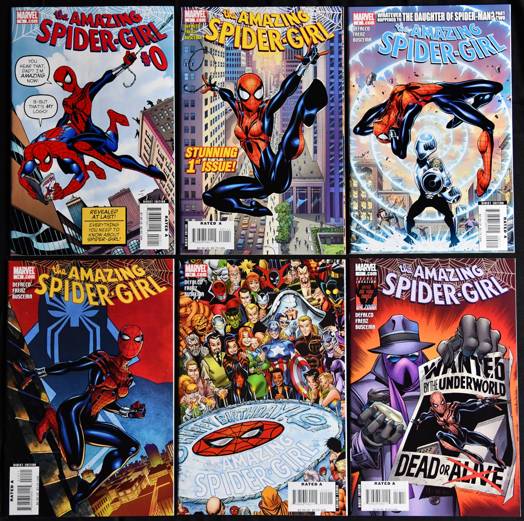 Amazing Spider-Girl #0 1 2 14 15 17 18 Marvel 7-Book Comic Lot