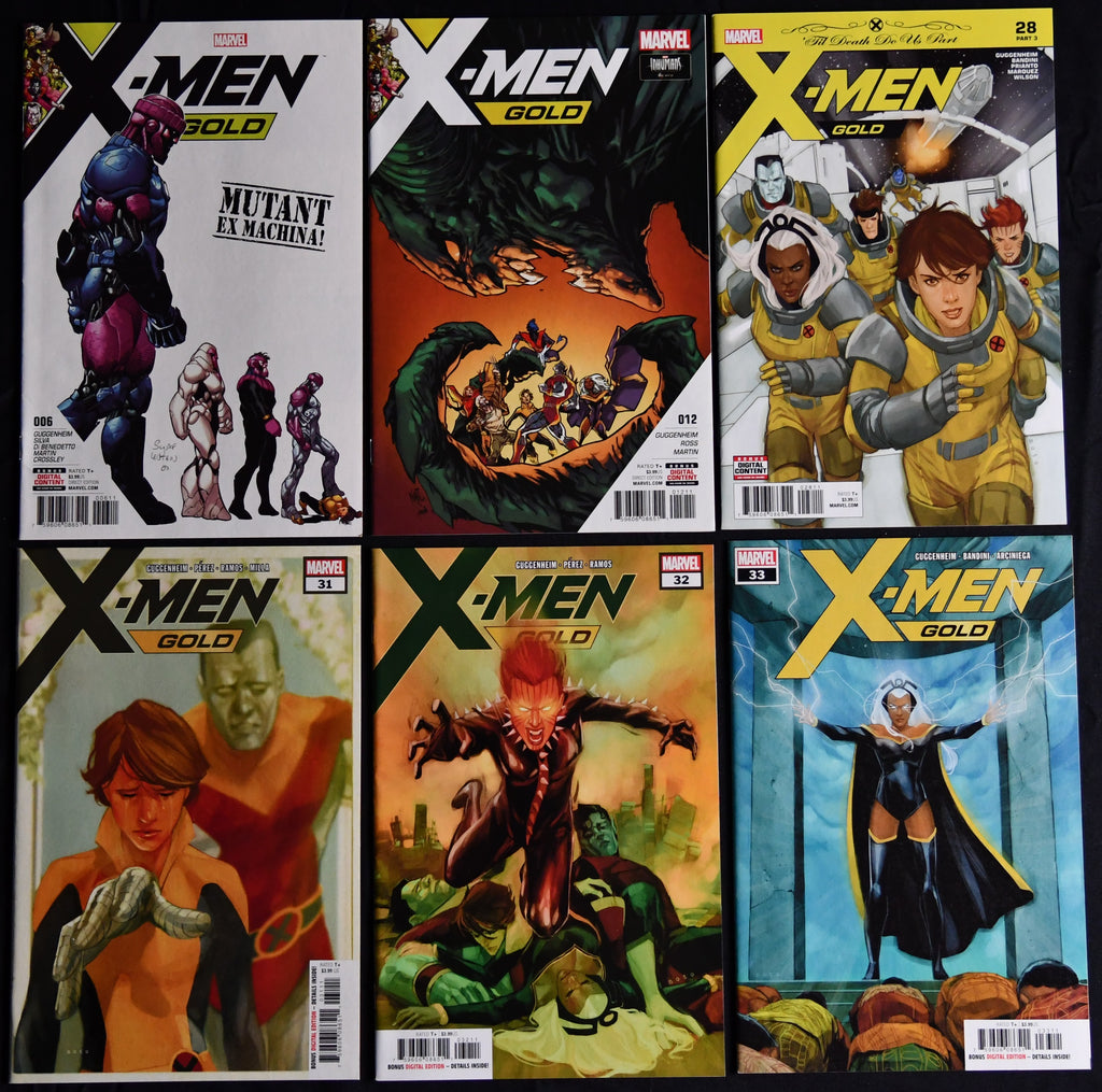 X-Men Gold #6 12 28 31-36 Marvel 9-Book Comic Lot Storm Kitty Pryde