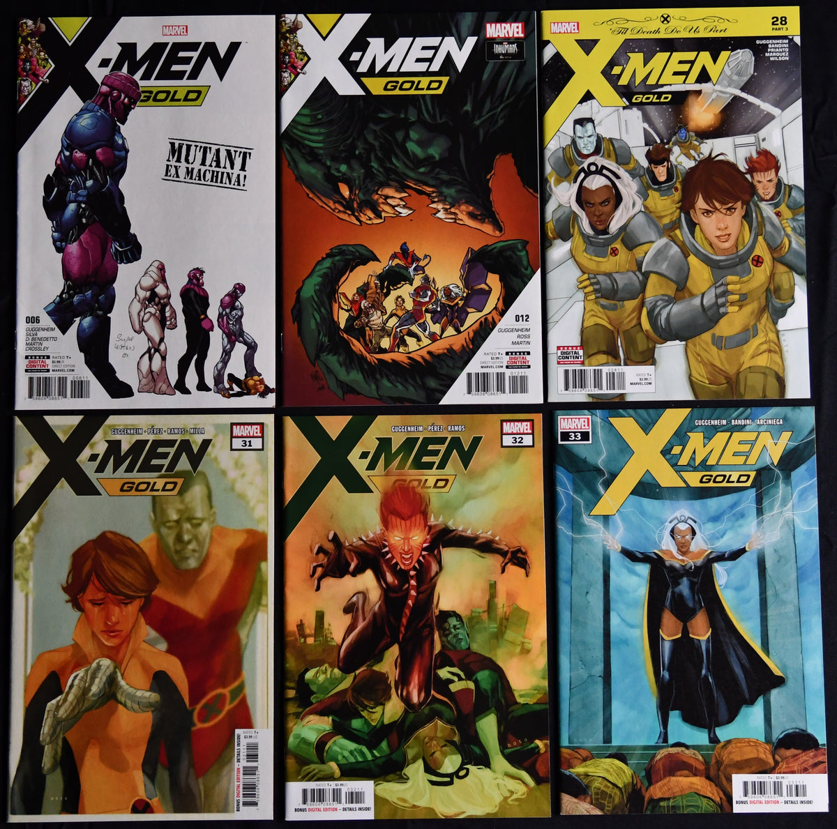 X-Men Gold #6 12 28 31-36 Marvel 9-Book Comic Lot Storm Kitty Pryde