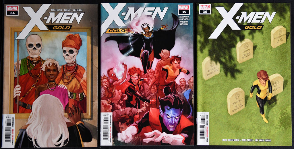 X-Men Gold #6 12 28 31-36 Marvel 9-Book Comic Lot Storm Kitty Pryde