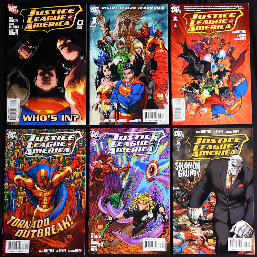 Justice League of America #0-6 8-11 Michael Turner DC 11-Book Comic Lot