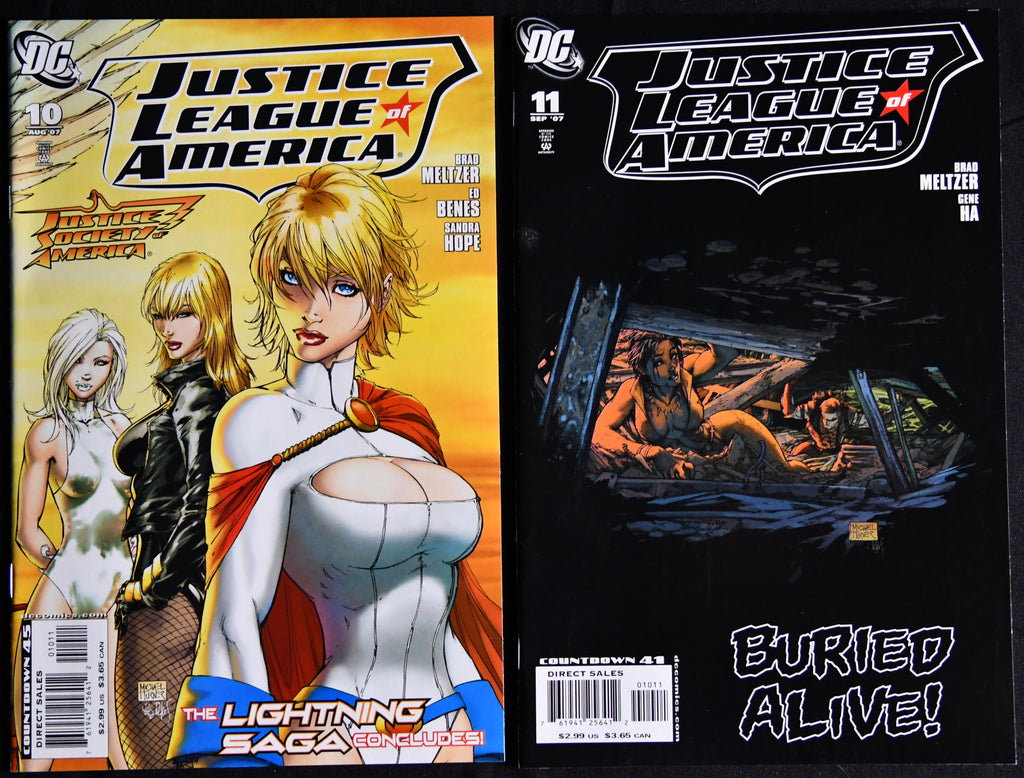 Justice League of America #0-6 8-11 Michael Turner DC 11-Book Comic Lot