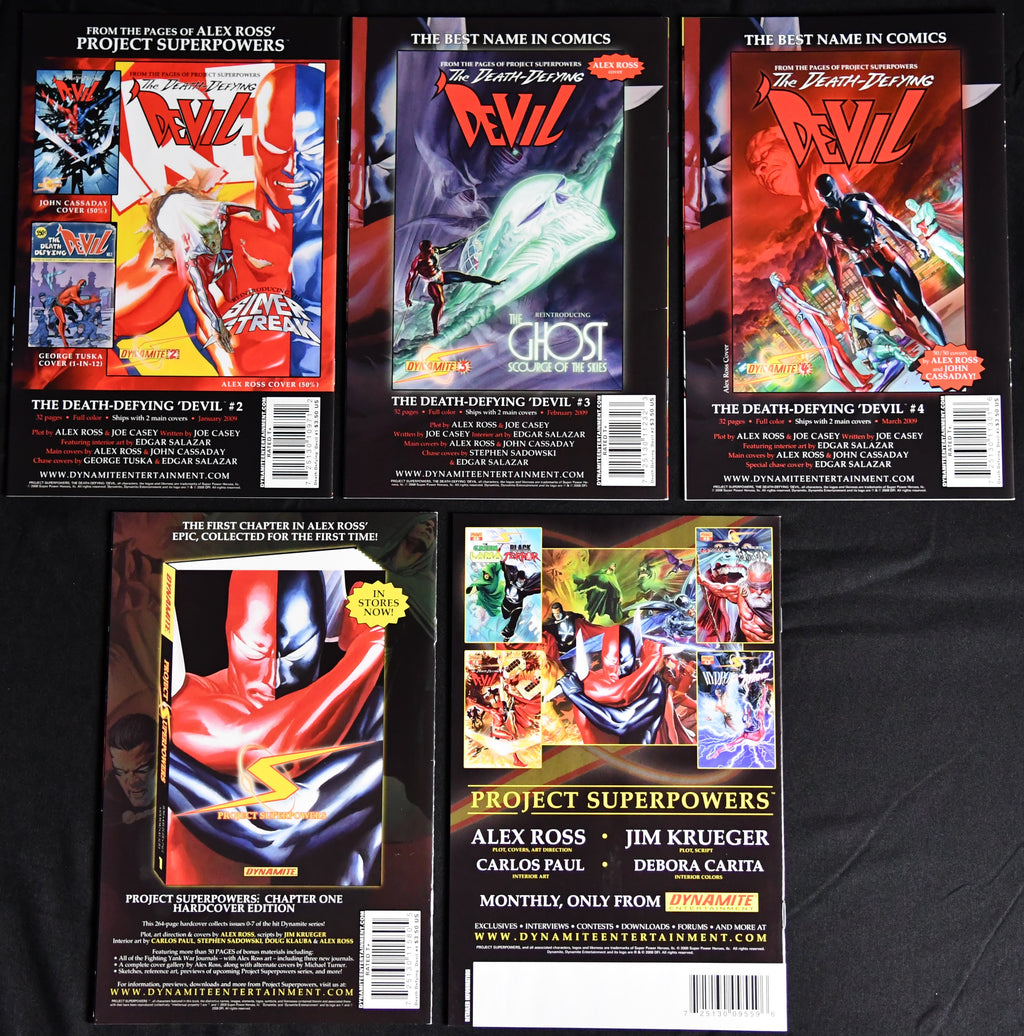 Project Superpowers Heroes & Villains 15-Book Lot Alex Ross Dynamite