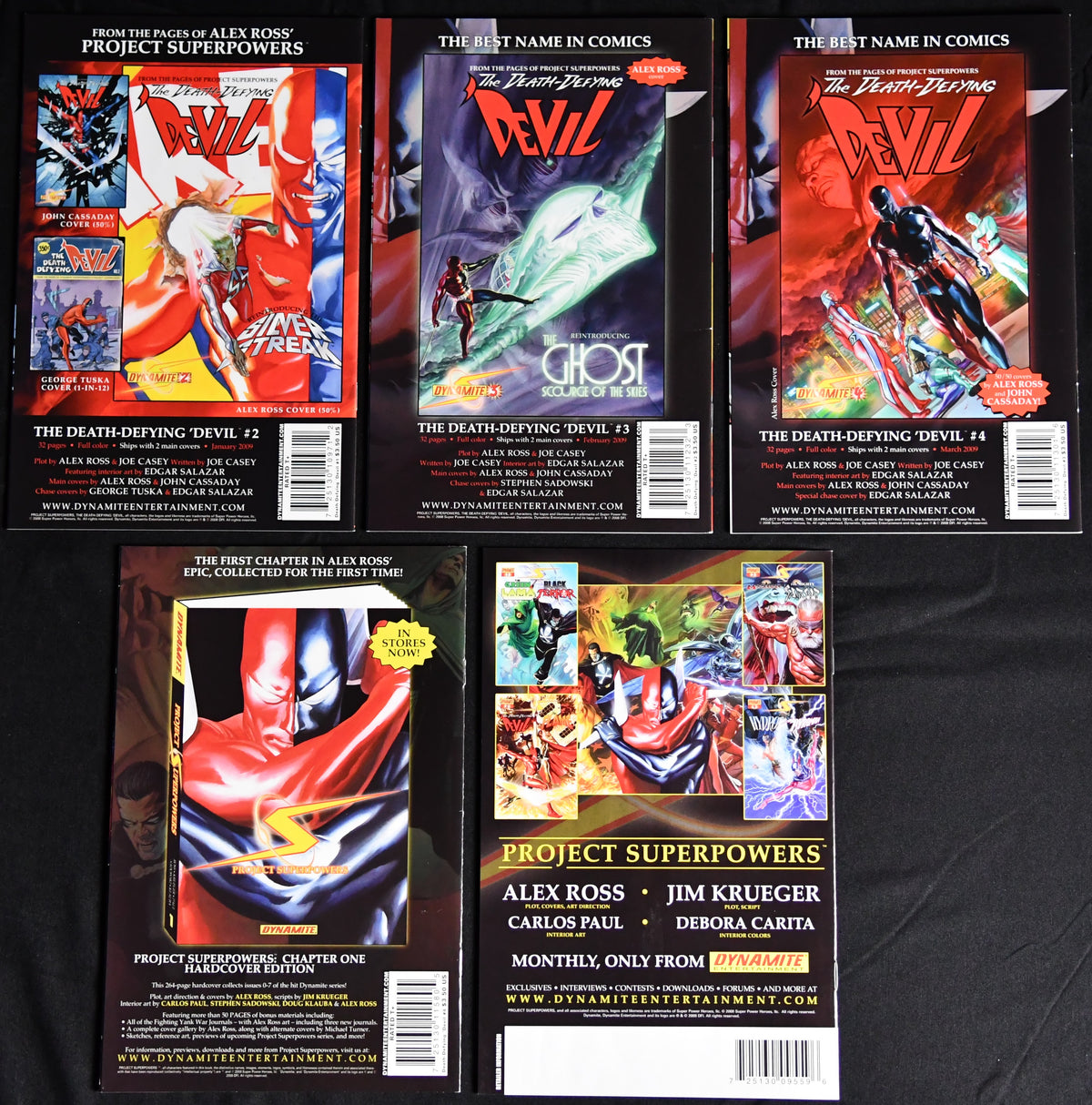 Project Superpowers Heroes & Villains 15-Book Lot Alex Ross Dynamite