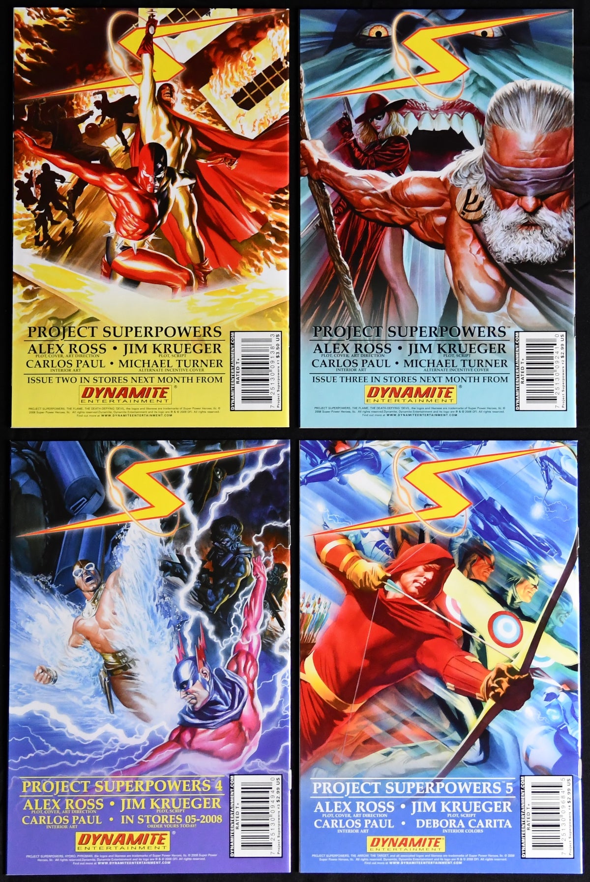 Project Superpowers Chapter One #0-7 + Wizard #1/2 Alex Ross 10-Book Set