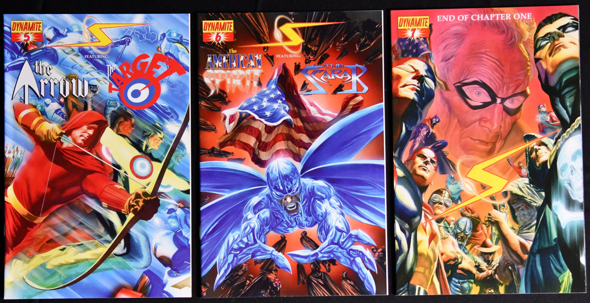 Project Superpowers Chapter One #0-7 + Wizard #1/2 Alex Ross 10-Book Set