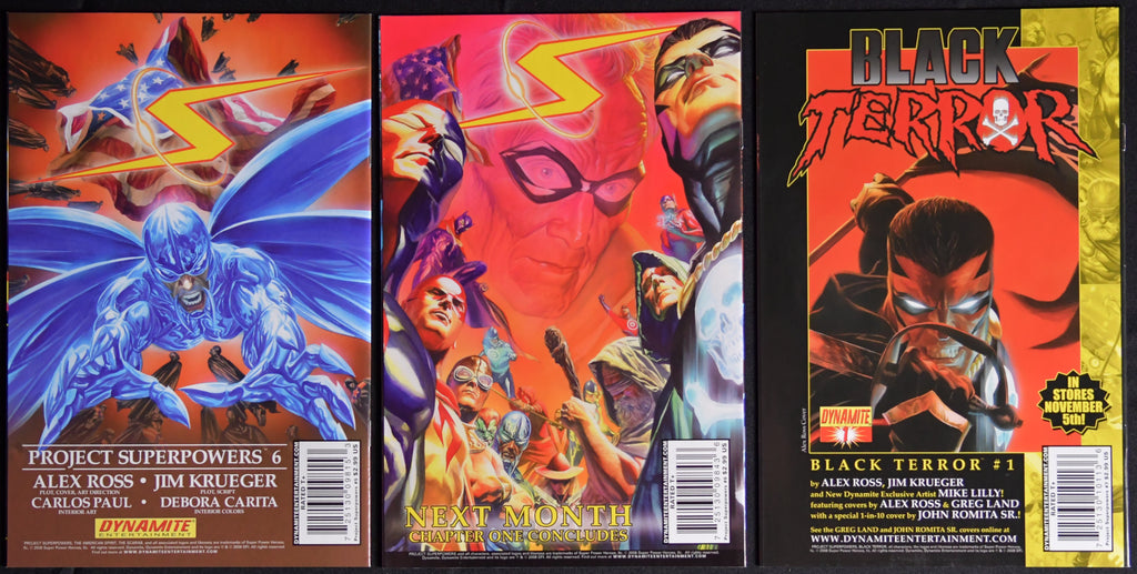 Project Superpowers Chapter One #0-7 + Wizard #1/2 Alex Ross 10-Book Set