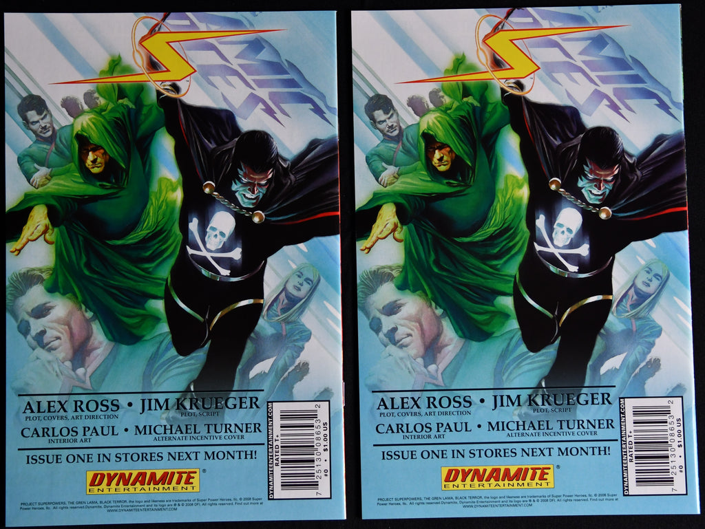 Project Superpowers Chapter One #0-7 + Wizard #1/2 Alex Ross 10-Book Set