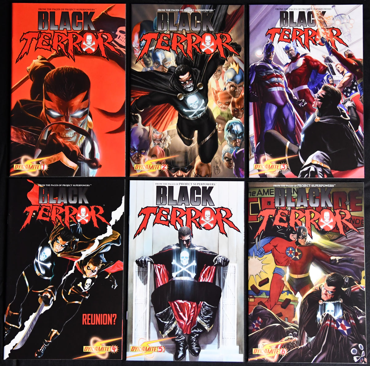Black Terror #1-9 Alex Ross Project Superpowers Dynamite 9-Book Run