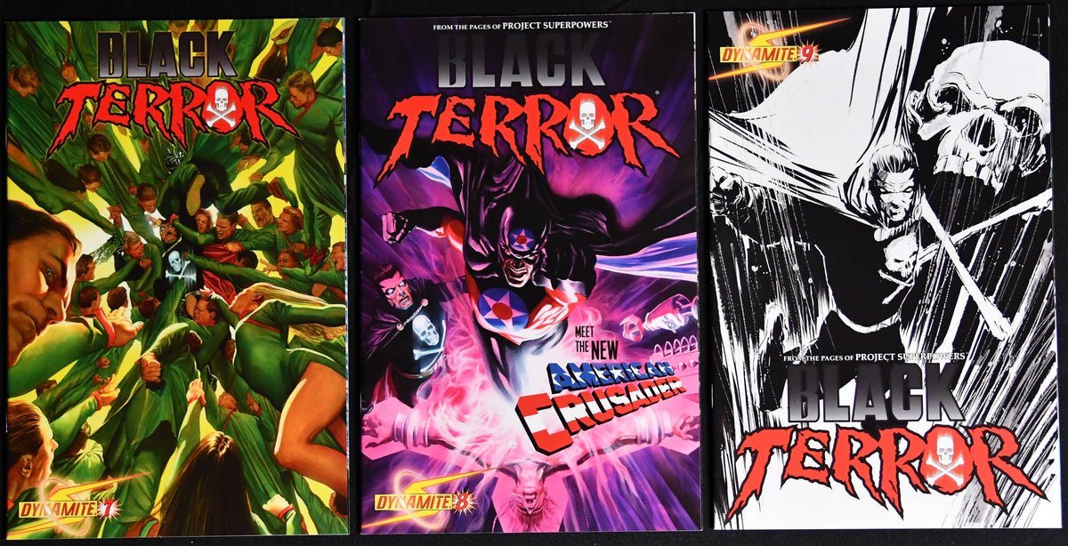 Black Terror #1-9 Alex Ross Project Superpowers Dynamite 9-Book Run