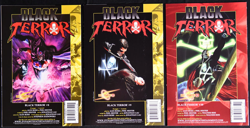 Black Terror #1-9 Alex Ross Project Superpowers Dynamite 9-Book Run