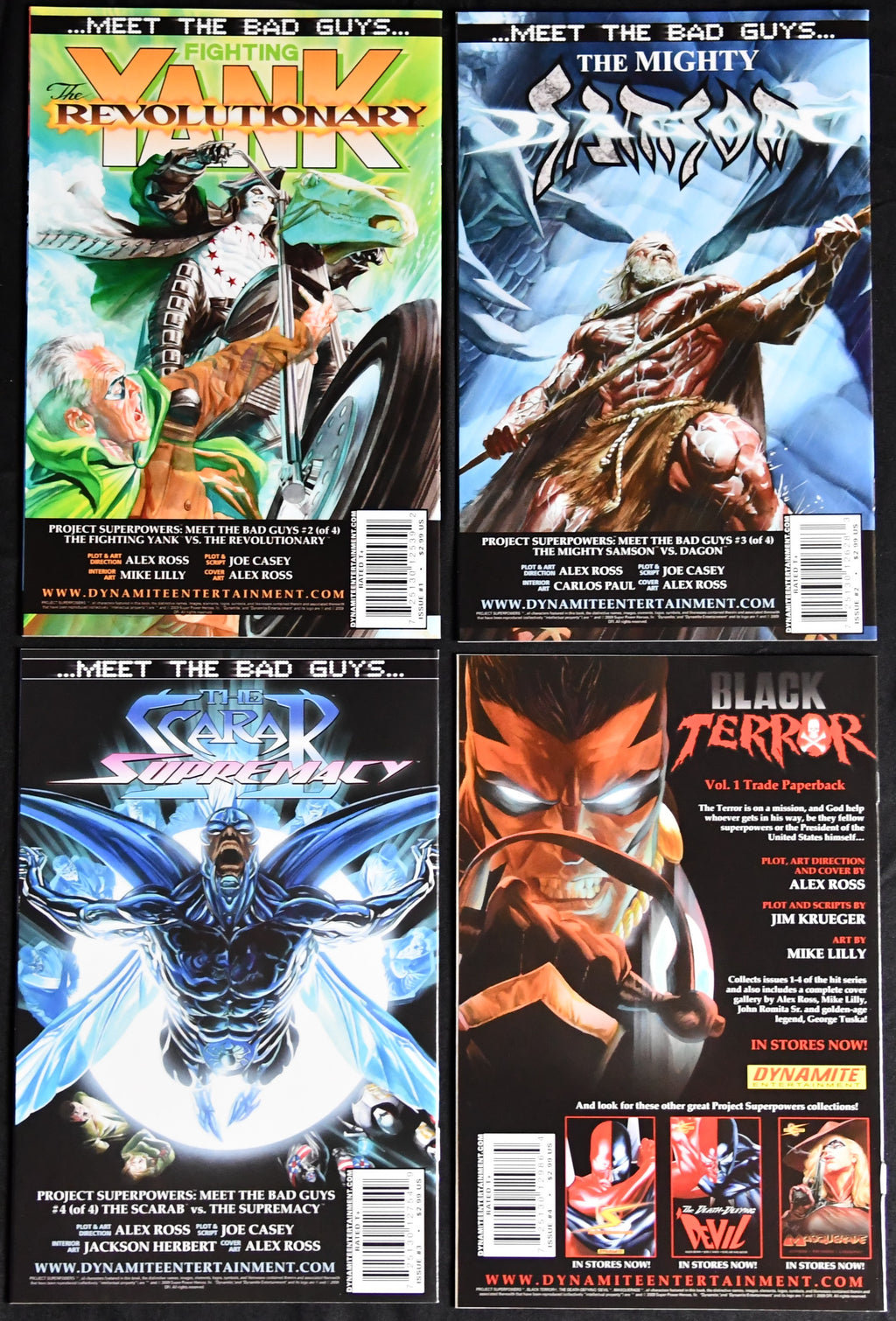 Project Superpowers Heroes & Villains 15-Book Lot Alex Ross Dynamite