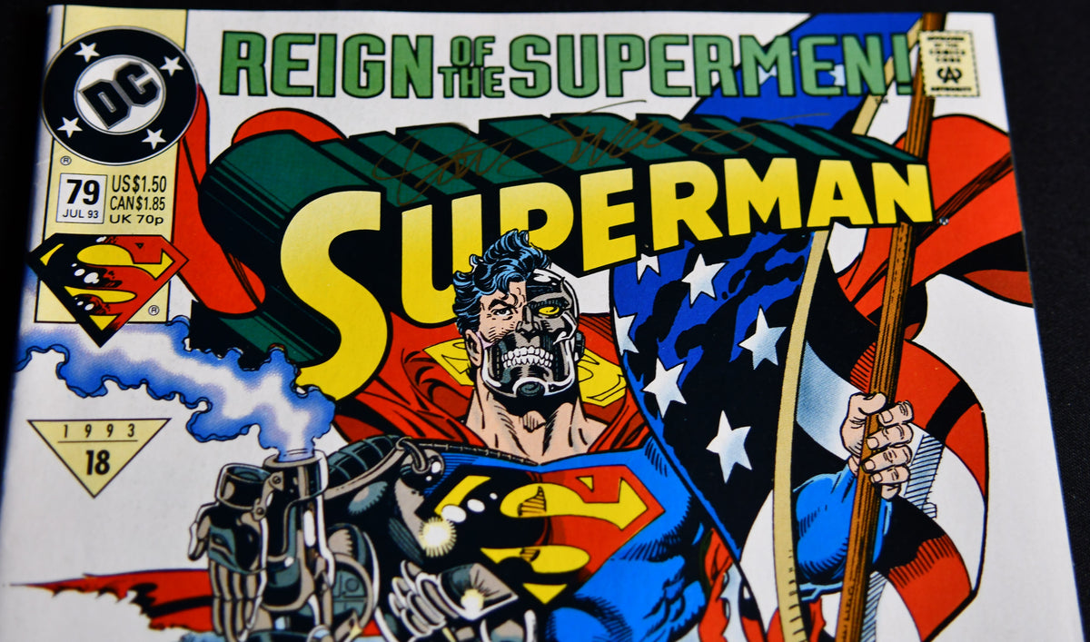 Superman #79 Signed by Dan Jurgens Reign of the Supermen DC Comics 1993