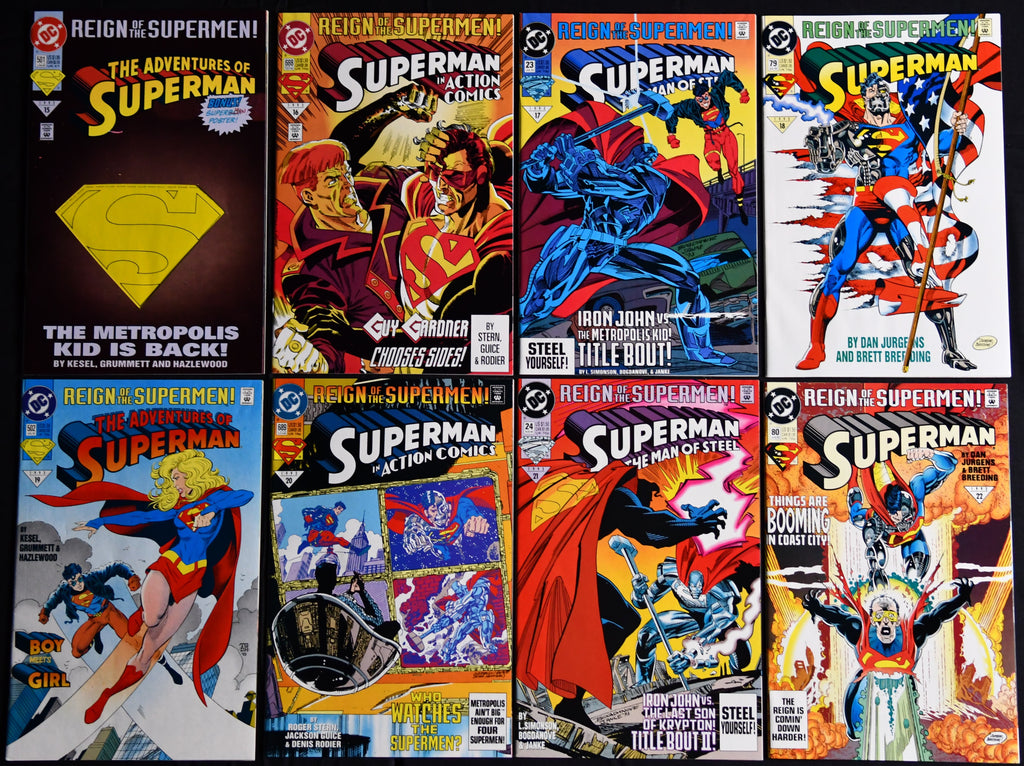 Reign of the Supermen Return of Superman 28-Book Set Collector Editions DC 1993
