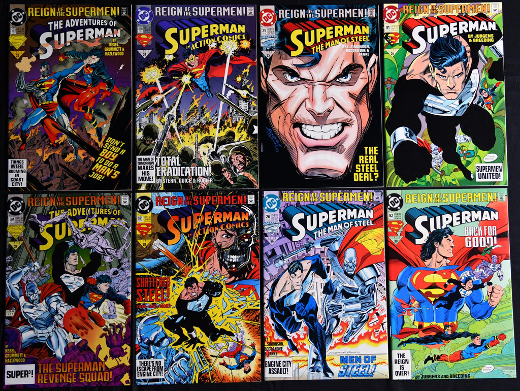 Reign of the Supermen Return of Superman 28-Book Set Collector Editions DC 1993