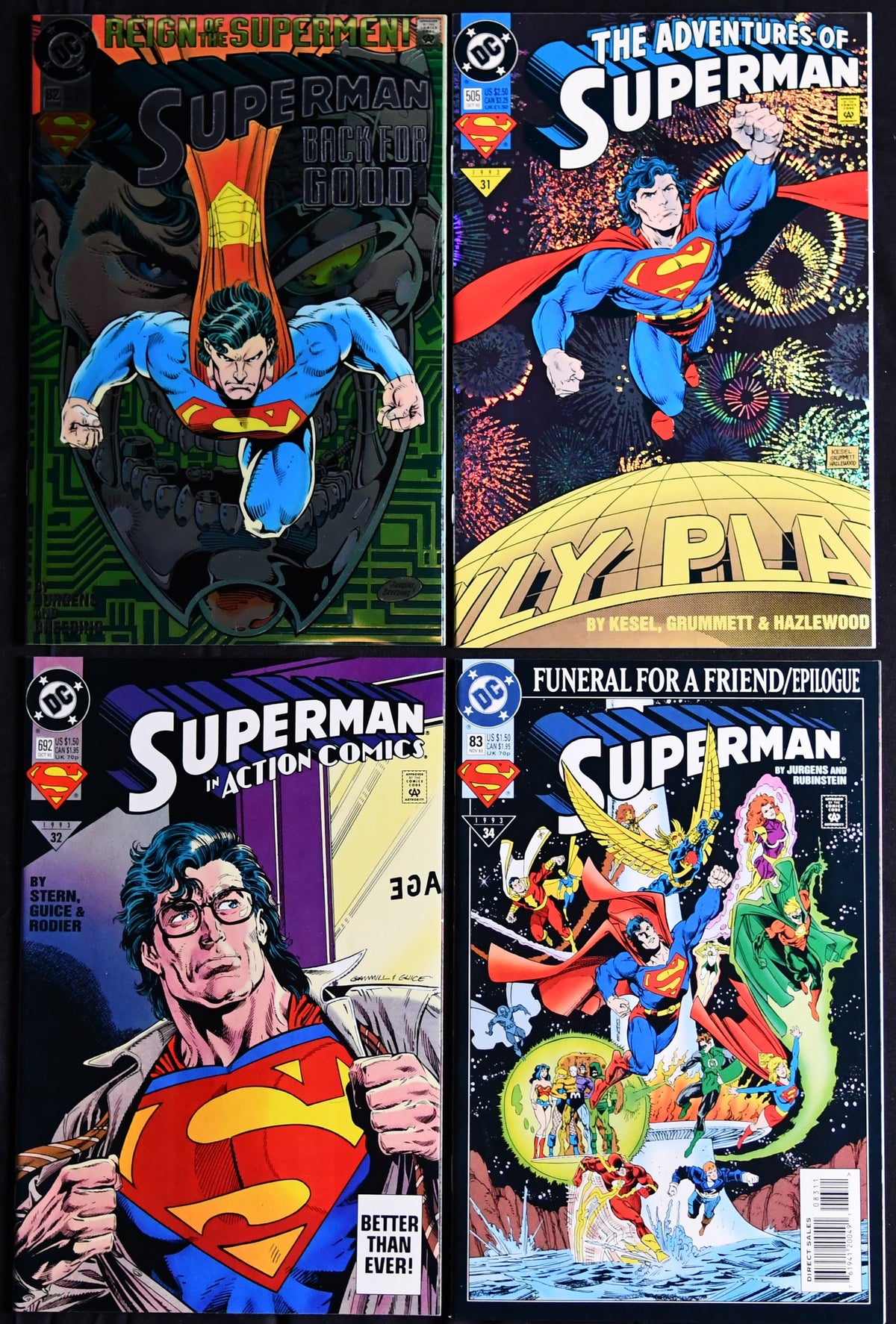 Reign of the Supermen Return of Superman 28-Book Set Collector Editions DC 1993