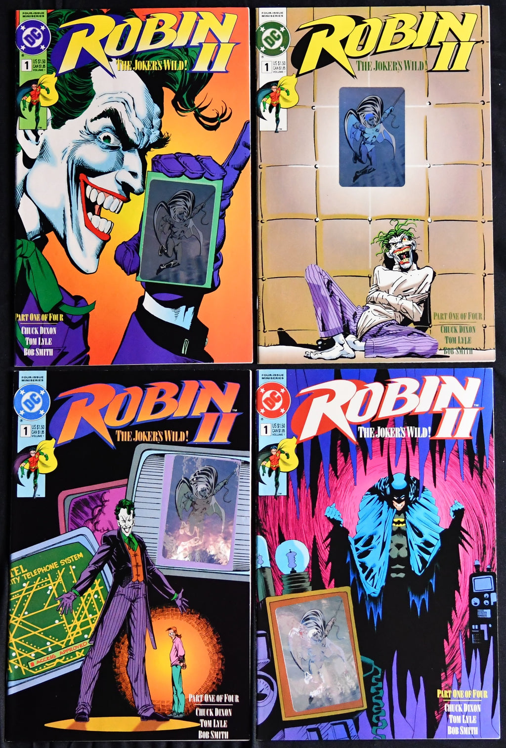 Robin II The Joker's Wild #1-4 Complete Series 12-Cover Hologram Variant Set