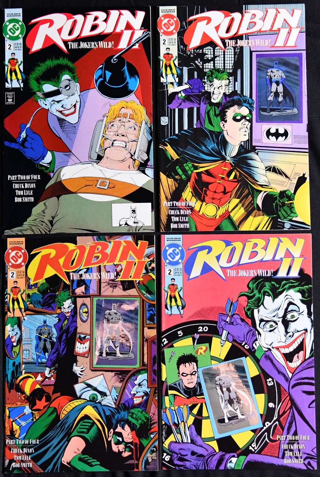Robin II The Joker's Wild #1-4 Complete Series 12-Cover Hologram Variant Set