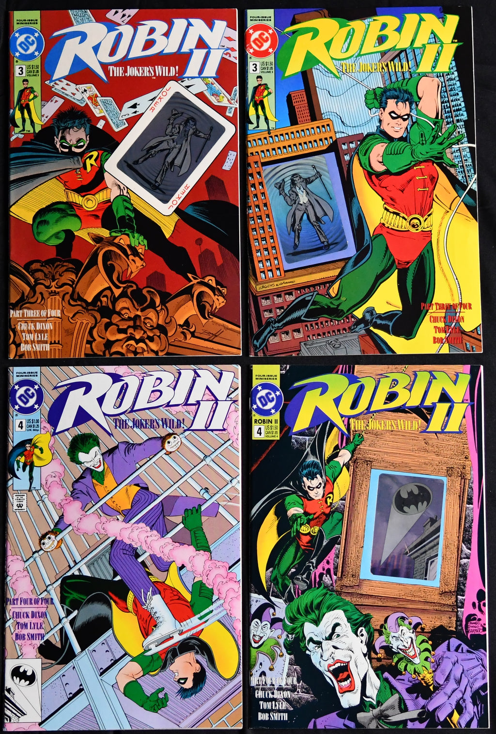 Robin II The Joker's Wild #1-4 Complete Series 12-Cover Hologram Variant Set