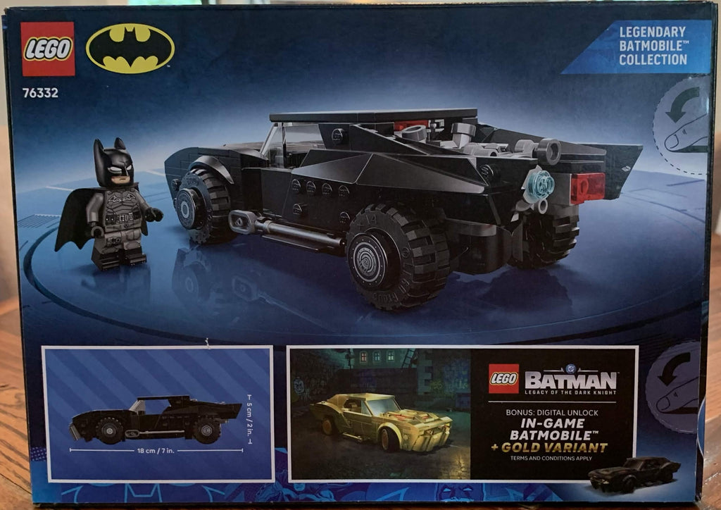 LEGO Batman Legendary Batmobile Collection 76331 76332 76333 3-Set Lot