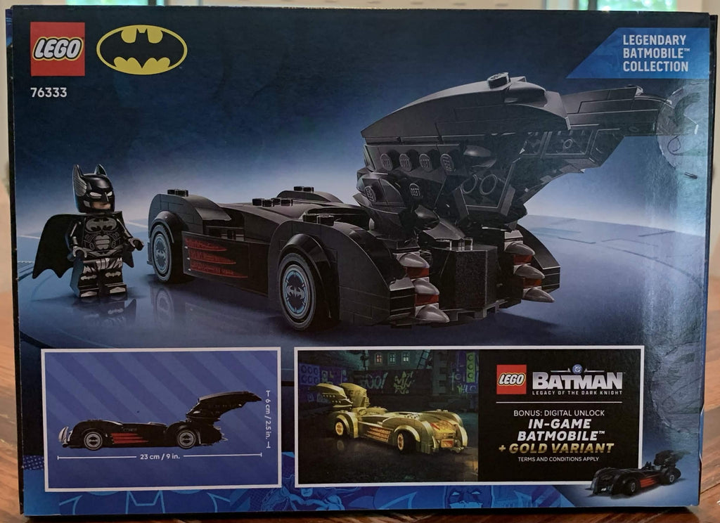 LEGO Batman Legendary Batmobile Collection 76331 76332 76333 3-Set Lot